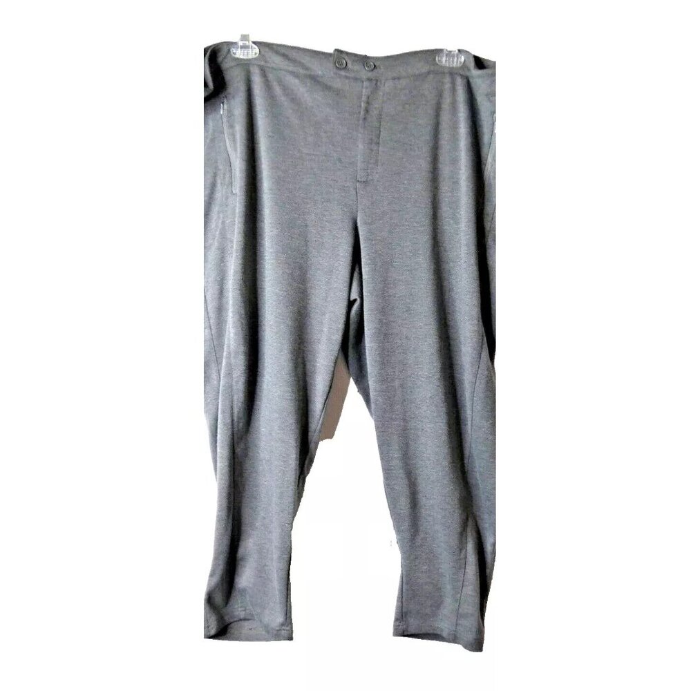Pants Gray Plus size 26 / 28 Avenue Stretchy Polyester Womens Average Length